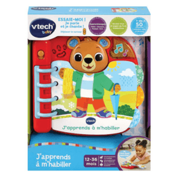 Livre interactif J’apprends à m’habiller Vtech