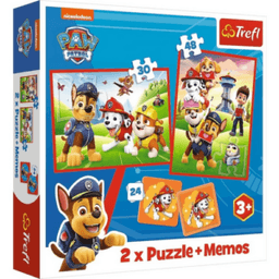 puzzles + memos Paw Patrol