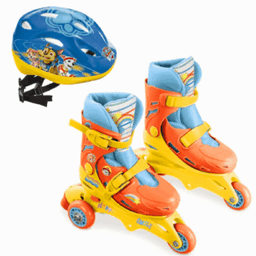 Patins à double fonction + casque Pat patrouille MONDO