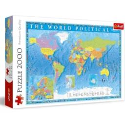 Puzzle Pcs Carte du monde TREFL