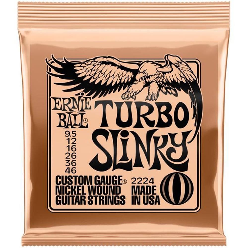 ERNIE BALL 2224 TURBO SLINKY 9,5-46, JEUX DE CORDES ELECTRIQUE