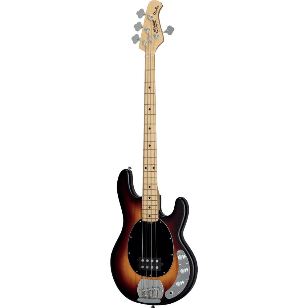 STERLING STINGRAY VINTAGE SUNBURST SATIN, 4-CORDES, GUITARE BASSE