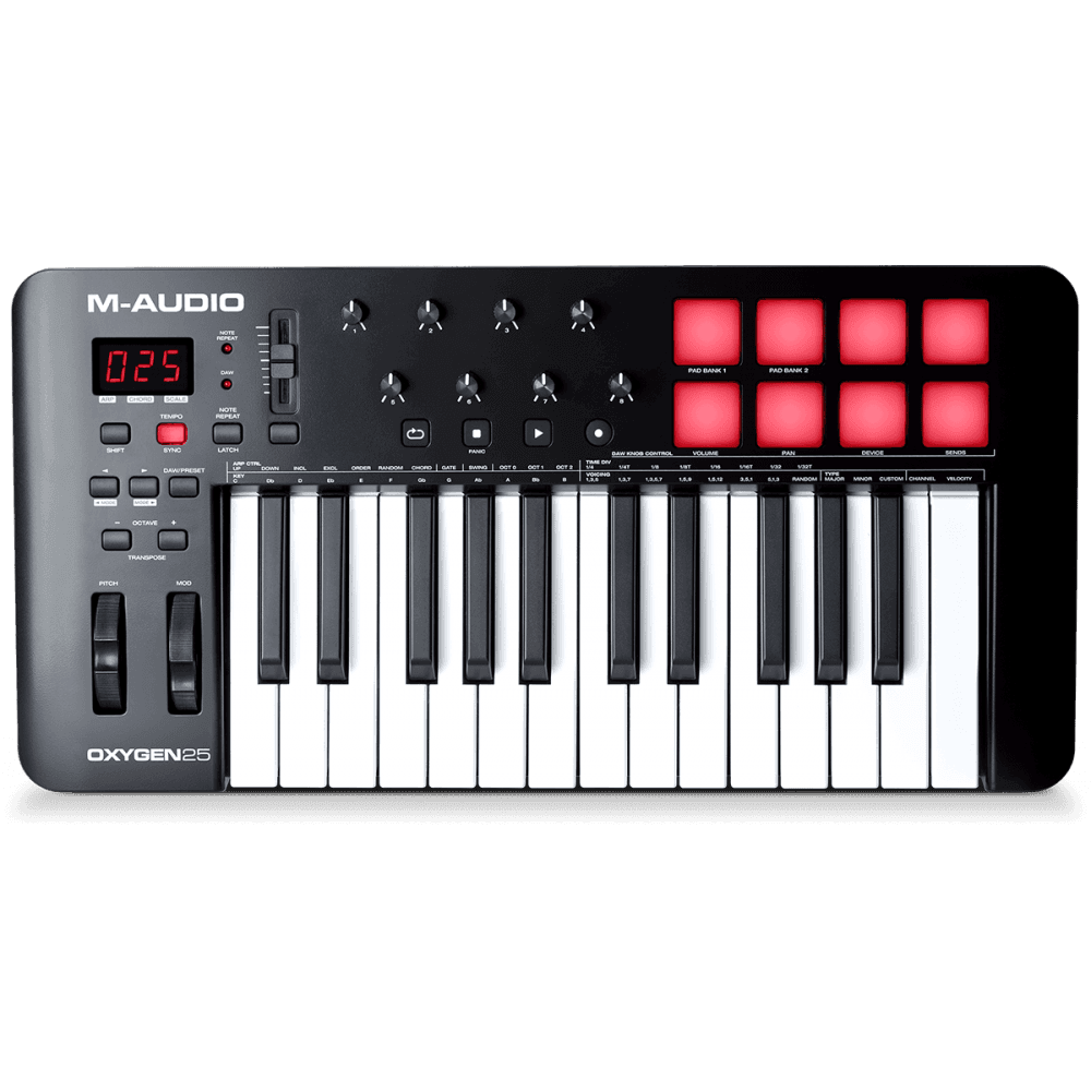 OXYGEN 25 MKV, CLAVIER MAITRE