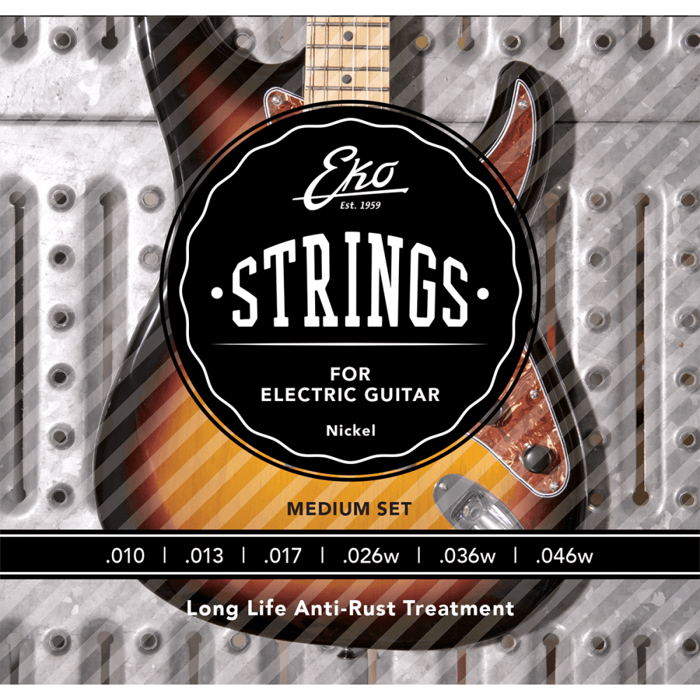 EKO JEU DE CORDES ELECTRIQUES NICKEL 10-46 REGULAR