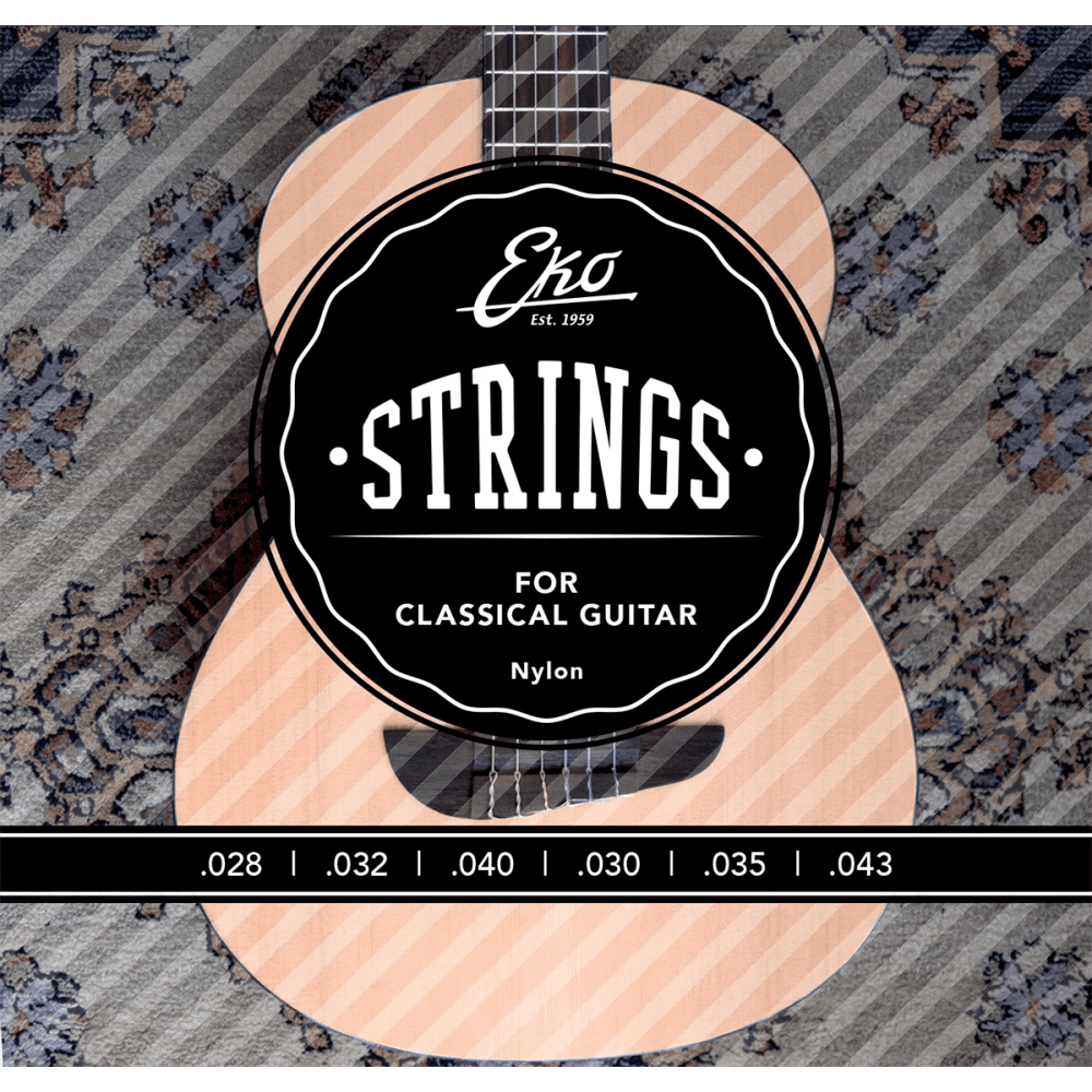 EKO- NYLON 28-43 JEU DE CORDES CLASSIQUES MEDIUM