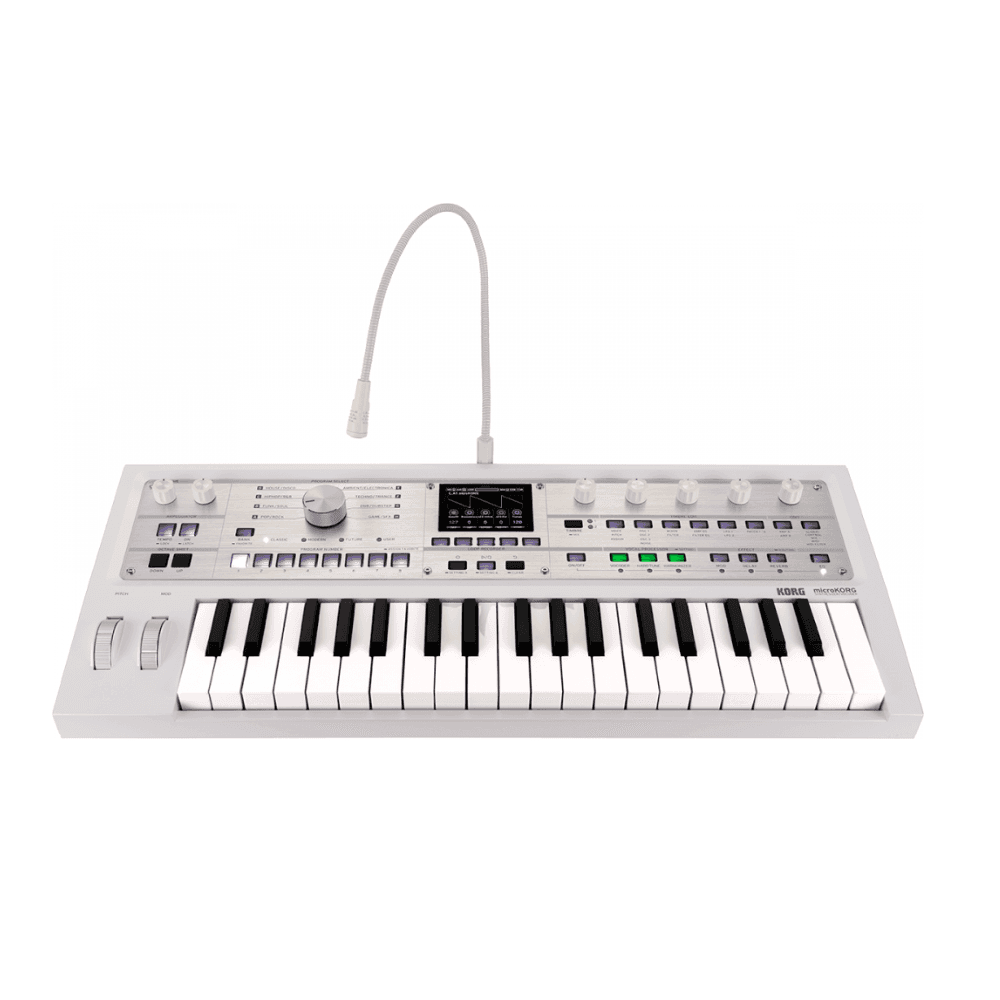 KORG SYNTHÉ VOCODEUR MINI-TOUCHES LIMITÉ-MICROKORG-MK2-WH