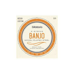 AND CO EJ61 JEU NICKEL POUR BANJO 5 CORDES 10-23 MEDIUM
