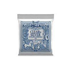 ERNIE BALL ERNESTO PALLA NYLON CLAIR-MÉTAL ARGENTÉ