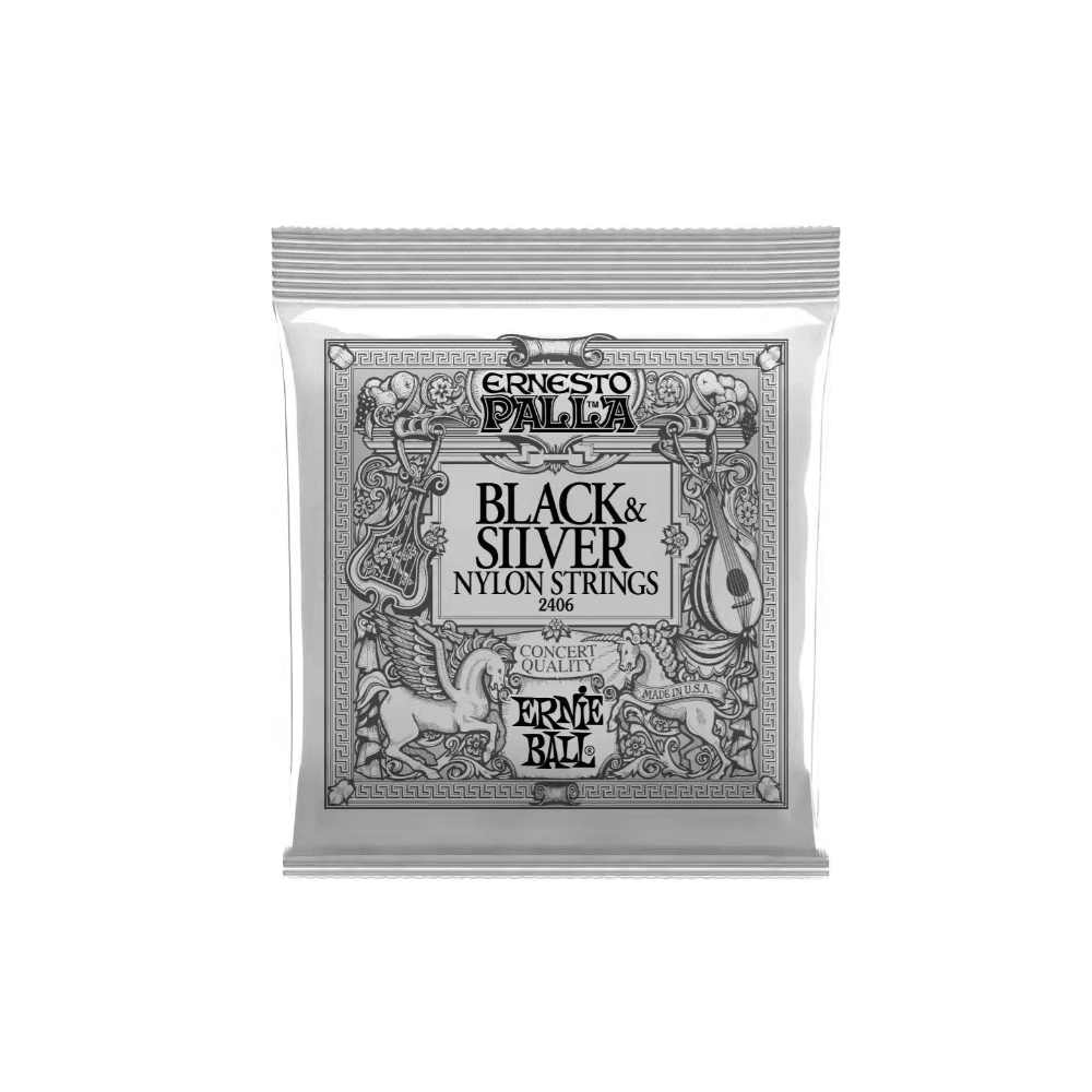 ERNIE BALL ERNESTO PALLA NYLON -MÉTAL ARGENTÉ