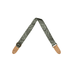 SANGLE DE GUITARE EN LIÈGE VÉGAN OLIVE JUNGLE