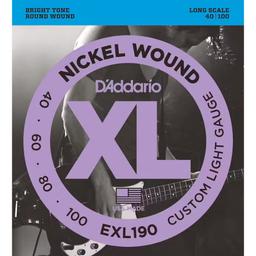 AND CO EXL190 NICKEL WOUND LONG SCALE CUSTOM LIGHT