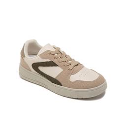 Sneaker Beige À Lacets