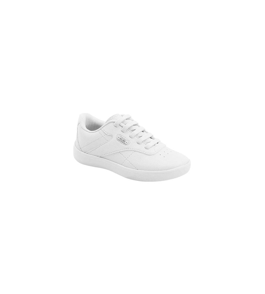 KLIN-BASKETS FILLE SANS LACETS BLANCS