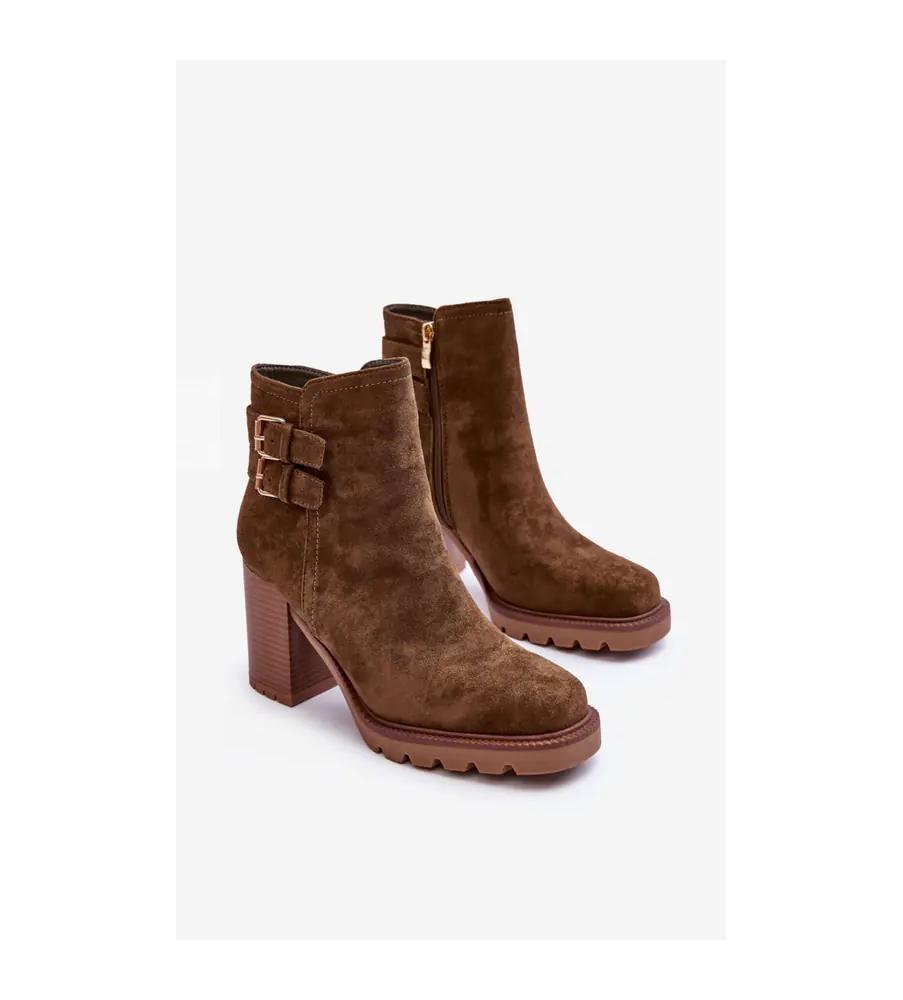 HAUTES A TALONS EN KHAKIS