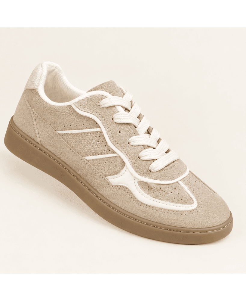 SHOES £ BAGS COLLECTION SNEAKERS PLATEFORME EN KHAKI