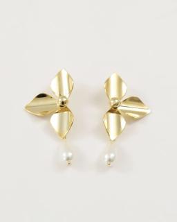 Boucles pendantes florales
