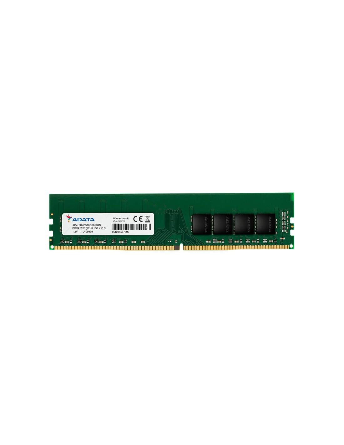 Barrette Mémoire DIMM ADATA DDR4 3200 MHz