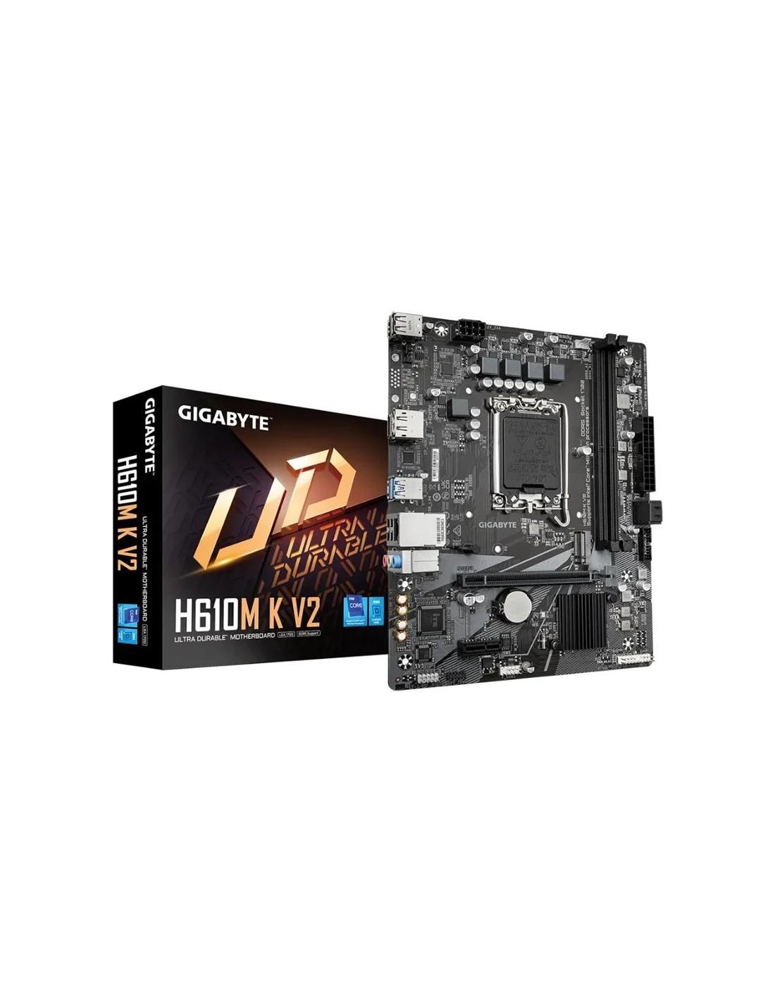 GIGABYTE Carte Mère H610M K V2 LGA 1700 DDR4