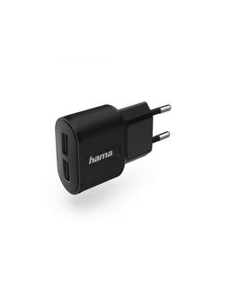 HAMA Chargeur 2 PORTS USB, 2,4 A