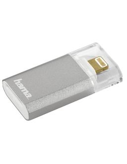 Lecteur de cartes Lightning "Save2Data mini", microSD Hama Argent