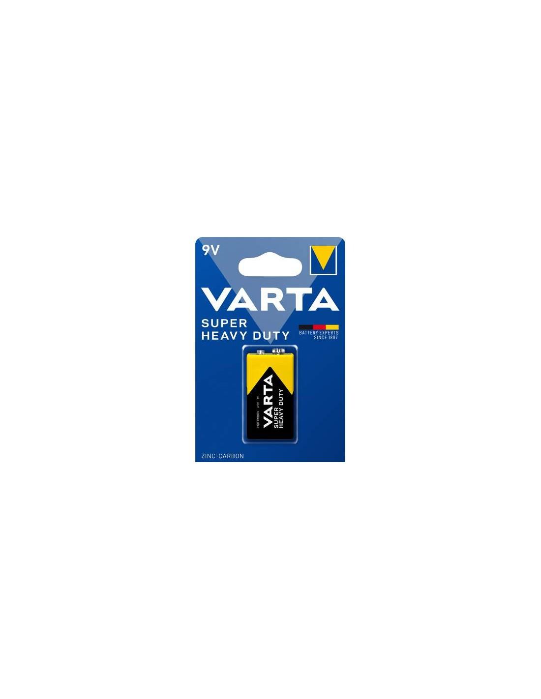 Saline Pile VARTA 9V 6LR61 Super Heavy Duty