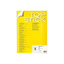Etiquettes HERMA TOP STICK A4 8 105 x 74 mm