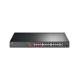 TP-Link Switch 24 ports PoE 10 100 Mbps + 2 ports Gigabit + 2 Ports SFP