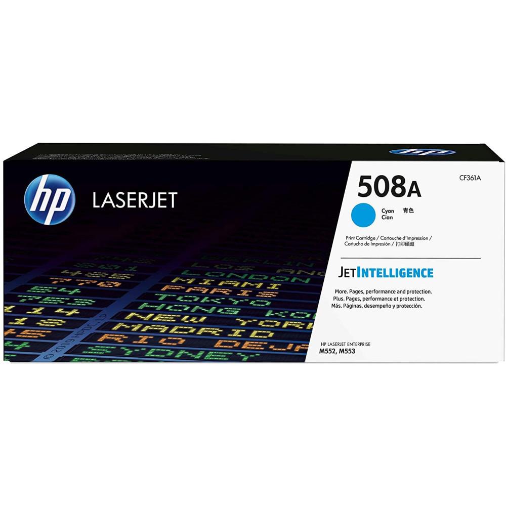 Hp Cartouche de toner 508A LaserJet Cyan originale 6 000 pages CF361A