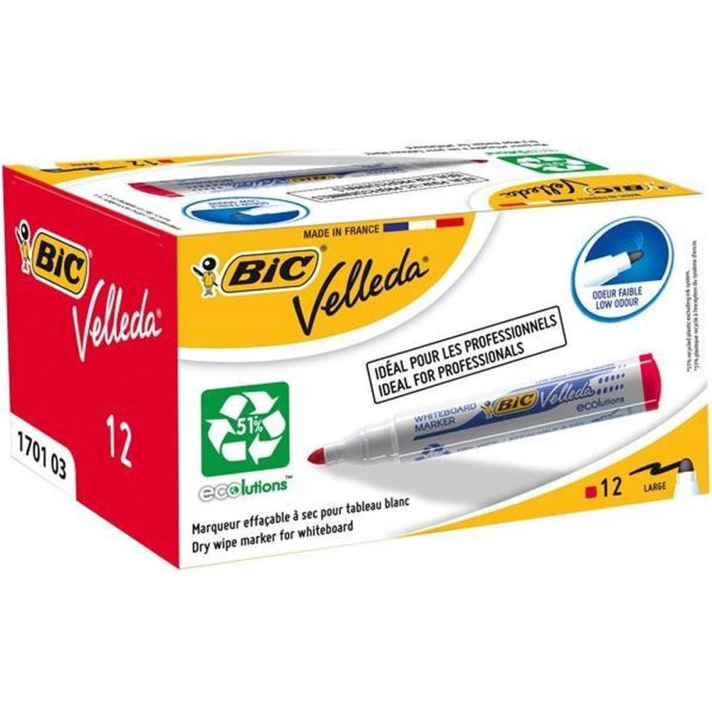 effaçable Marqueurs 12x BIC 1701 pointe ogive