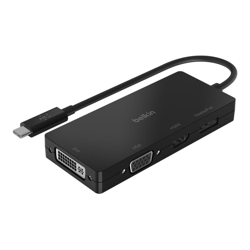 Belkin Adaptateur USB Type C vers HDMI, VGA, DisplayPort DVI