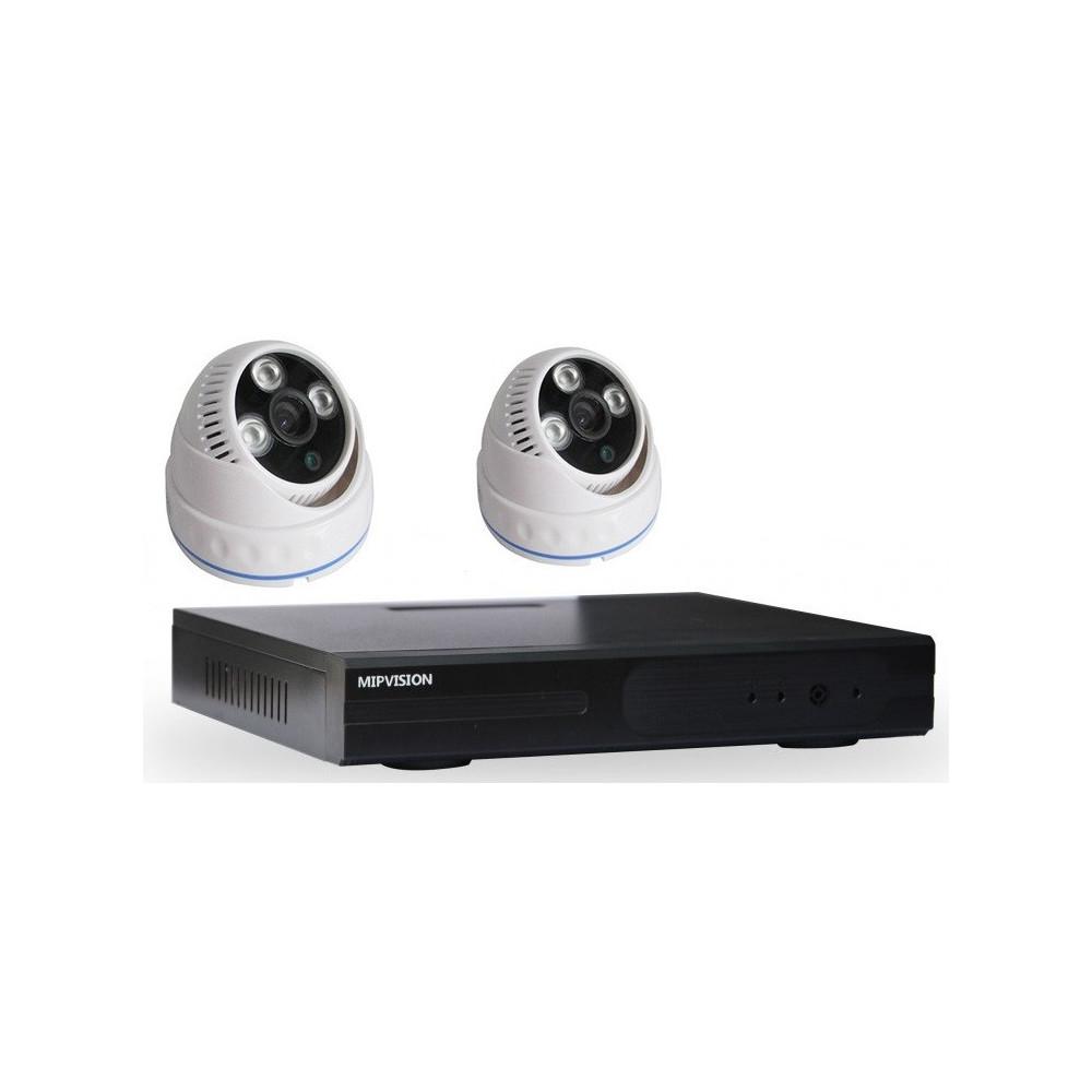DVR AHD 2 canaux + 2 Caméras MIPVISION Internes 5MP