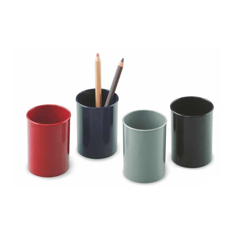 Pot à crayons rond Faibo opaque