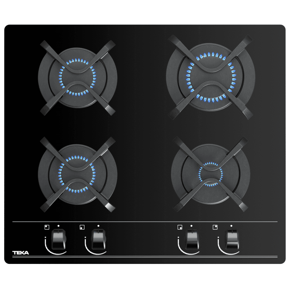 Teka Plaque GBC 64000 4 Feux 60 cm Verre