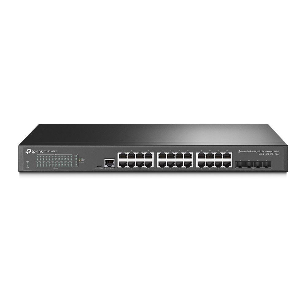 TP-Link Switch JetStream L2+ 24 Ports Gigabit + 4 SFP+ 10GE