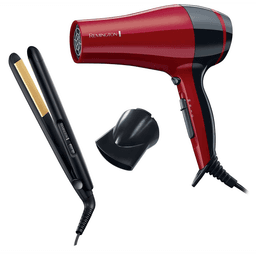 Remington Sèche-cheveux D3080 + Lisseur Slim S1450