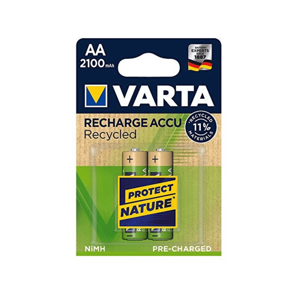AA Varta Rechargeable LR6 BP2 2100mAh