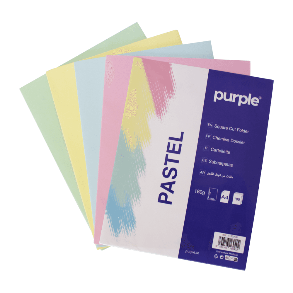 Cartonnée ESSENTIAL 180g Couleurs Pastel