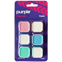 Vivo 6 Aimants Blister POUR Tableau MAGNÉTIQUE 30 mm Pastel