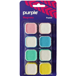Vivo 8 Aimants Blister POUR Tableau MAGNÉTIQUE 30 mm Pastel