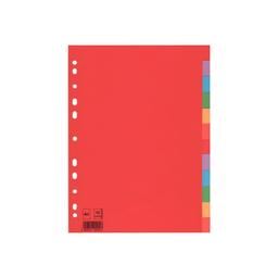Intercalaires COSTO PP 12 Positions A4+ Couleurs Assorties
