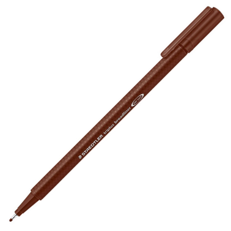 FEUTRES STAEDTLER TRIPLUS BROADLINER .8 MM MARRON