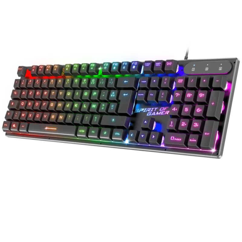 Spirit of Gamer CLA-PK1FR Semi-Mécaniques RGB 3 Modes