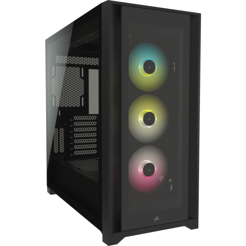 Corsair Boîtier Gamer iCUE 5000X RGB ATX Moyen-Tour