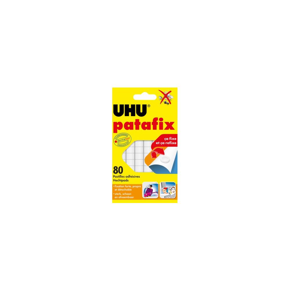 PATAFIX 80 PASTILLES ADHÉSIVES UHU-44390 JAUNES