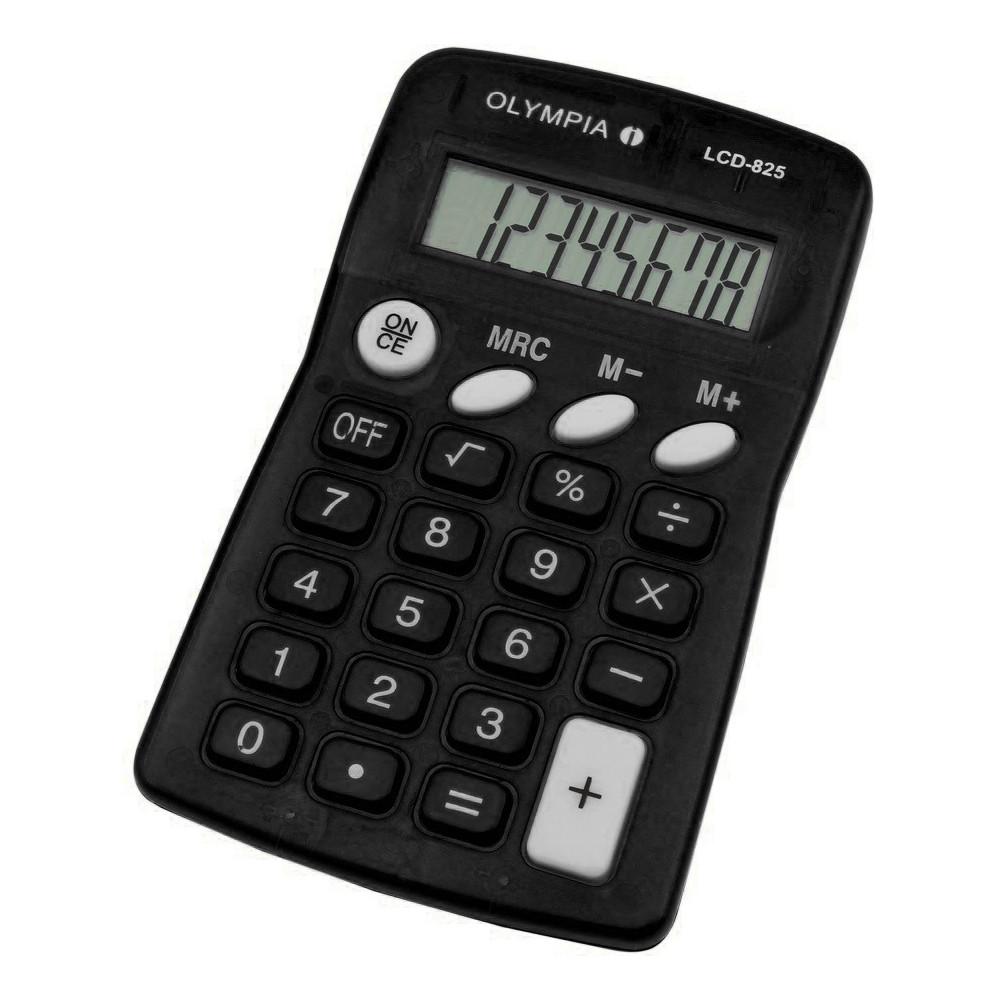poche Calculatrice 8 chiffres Olympia LCD 825
