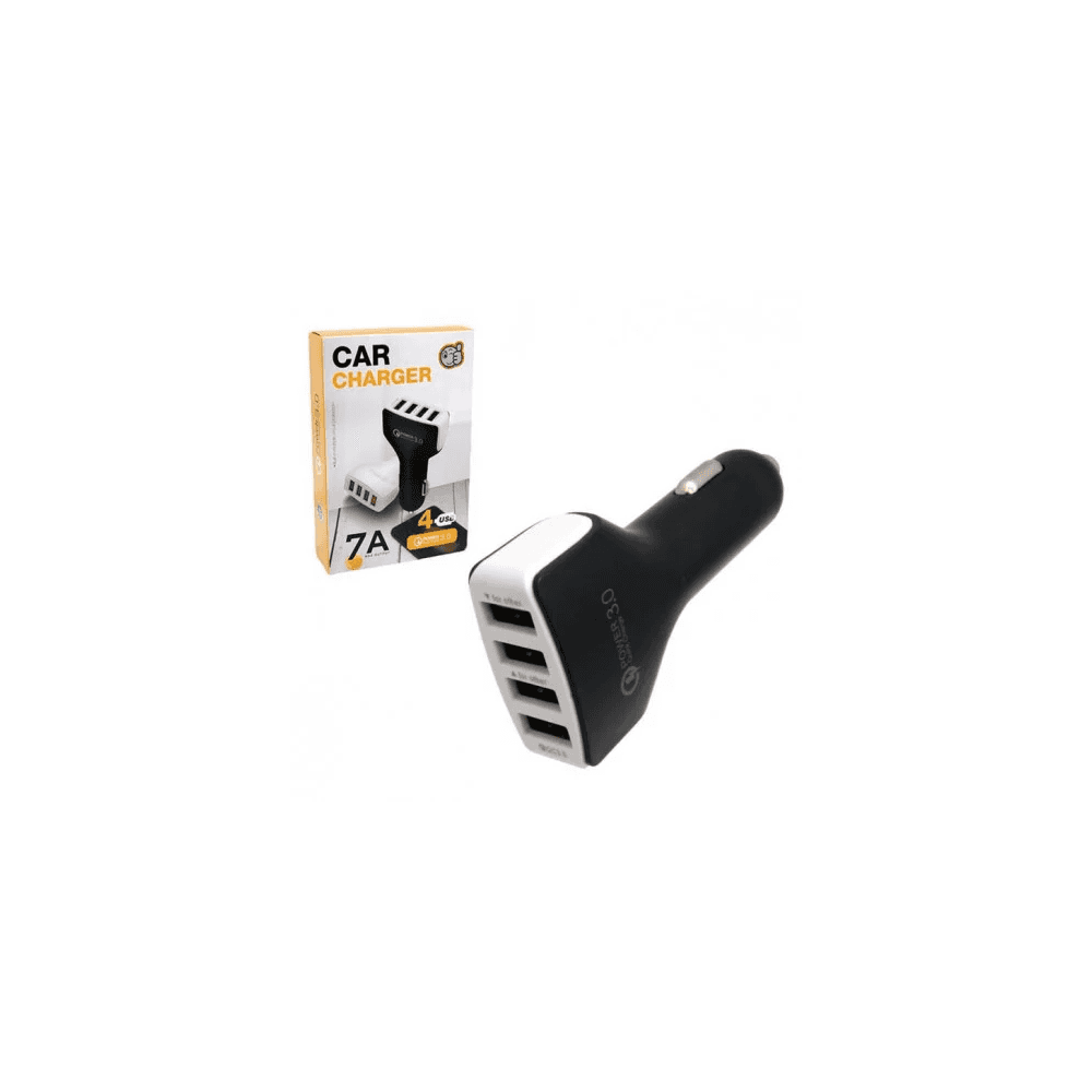 Allume-cigare Chargeur de voiture 48 W 4X USB 7A