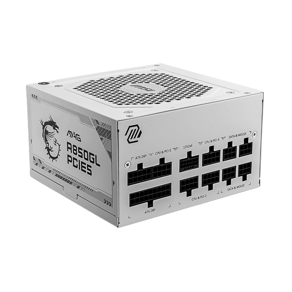 Msi MAG A850GL PCIE5 100% modulaire 80 PLUS 850 W