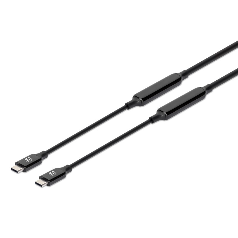 USB 3.2 Type-C Vers USB 3.2 Type-C Manhattan 3M 10 Gbit s 60 W