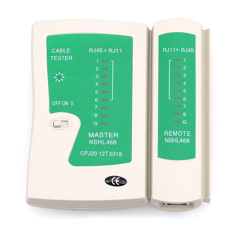 Testeur câbles réseau RJ11 RJ12 RJ45 Cat5 CAT6 LAN