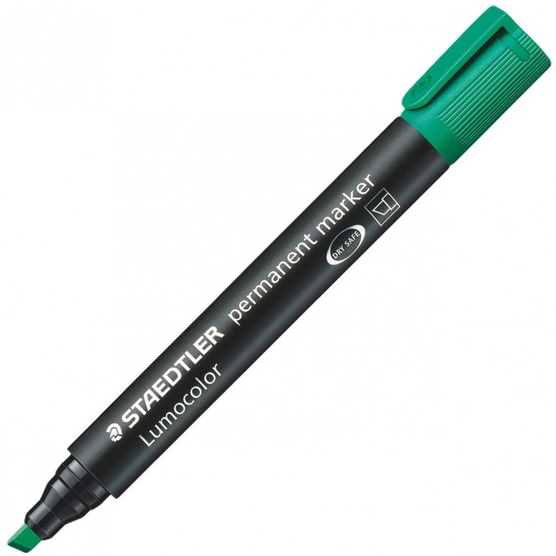 MARQUEUR PERMANENT LUMOCOLOR STAEDTLER BISEAUTÉ 2MM-5MM